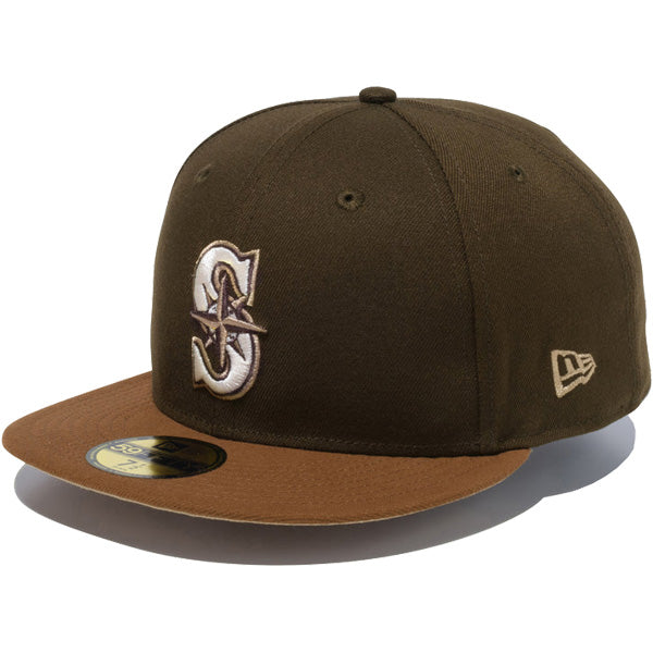 59FIFTY Iced Latte シアトル・マリナーズ ウォルナット トーステッドピーナッツバイザー