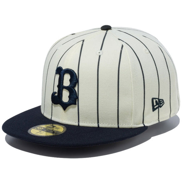 59FIFTY オリックス・バファローズ クローム ピンストライプ ネイビーバイザー