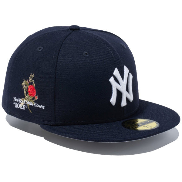 59FIFTY MLB State Flowers ニューヨーク・ヤンキース ネイビー