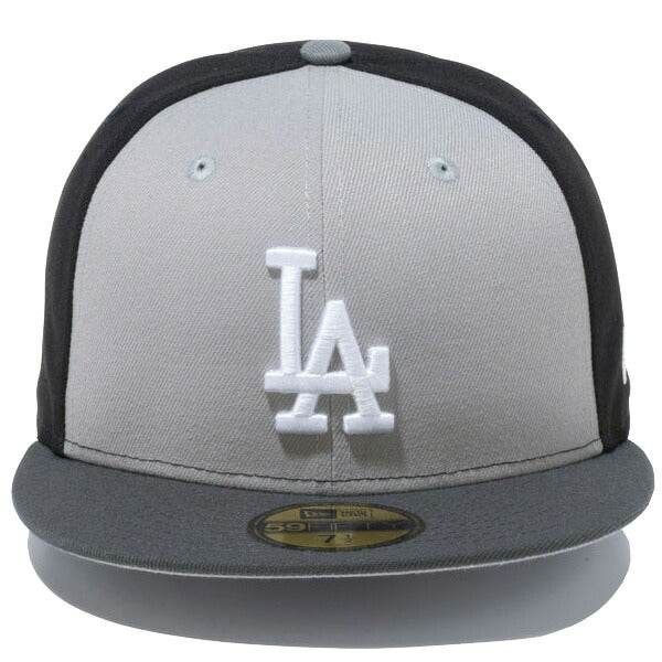 59FIFTY Shadow ロサンゼルス・ドジャース グレー/ブラック ダークグラファイトバイザー