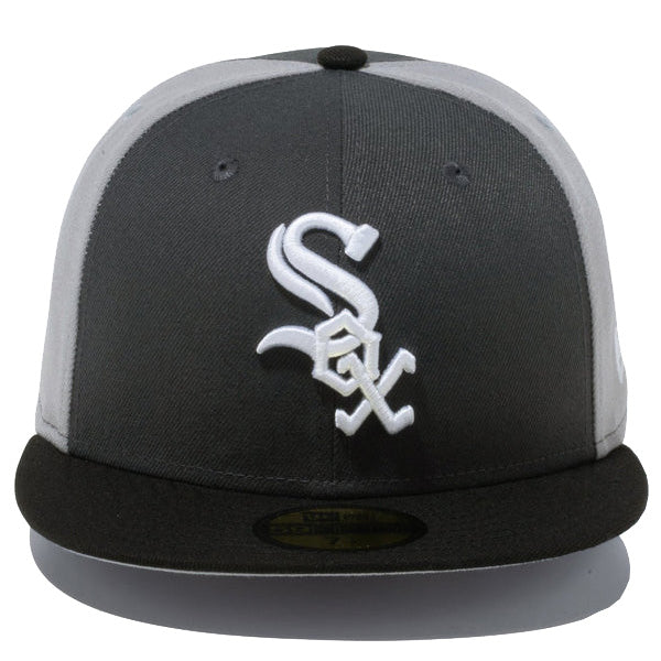59FIFTY Shadow シカゴ・ホワイトソックス ダークグラファイト/グレー ブラックバイザー