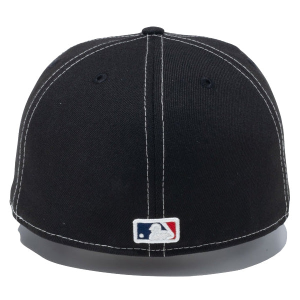 59FIFTY White Stitches ロサンゼルス・ドジャース ブラック