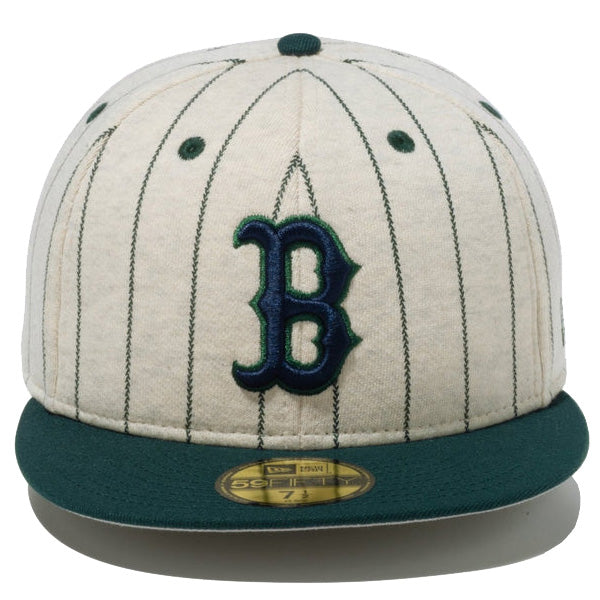 59FIFTY MLB Oatmeal Heather ボストン・レッドソックス オートミール ダークグリーンバイザー