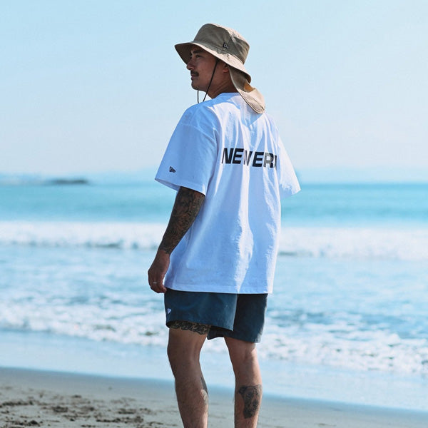 半袖 オーバーサイズド ユーティリティー パフォーマンス Tシャツ ホワイト【ニューエラアウトドア】