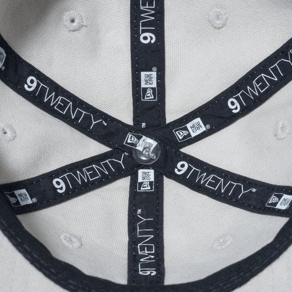Youth 9TWENTY Leather Patch ダックキャンバス ストーン