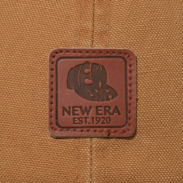 Youth 9TWENTY Leather Patch ダックキャンバス ライトブロンズ