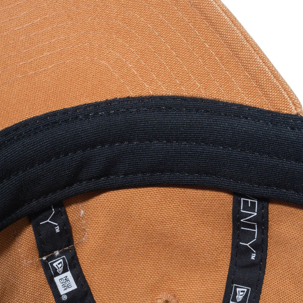 Youth 9TWENTY Leather Patch ダックキャンバス ライトブロンズ