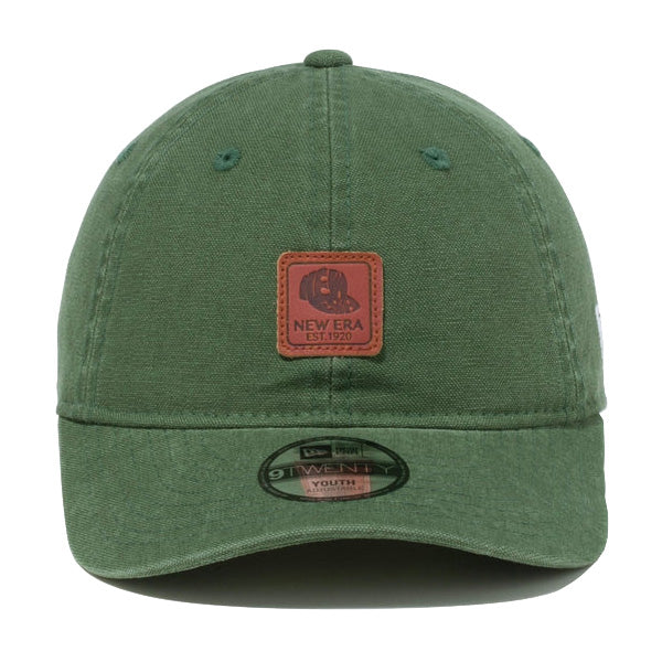 Youth 9TWENTY Leather Patch ダックキャンバス シラントログリーン