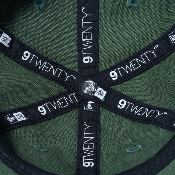Youth 9TWENTY Leather Patch ダックキャンバス シラントログリーン