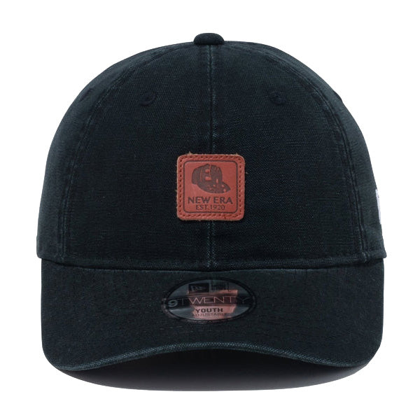 Youth 9TWENTY Leather Patch ダックキャンバス ブラック