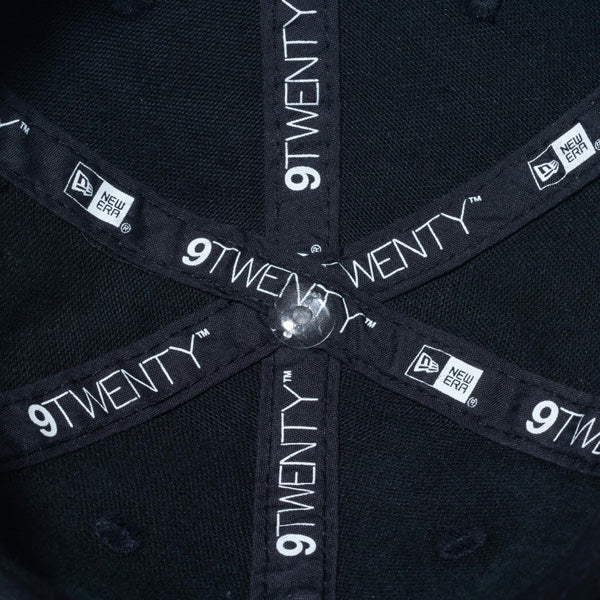 Youth 9TWENTY Leather Patch ダックキャンバス ブラック