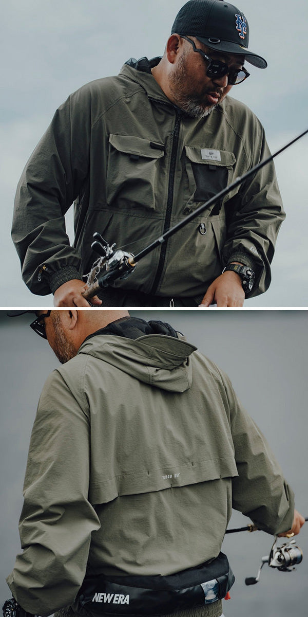 フィールド トラックジャケット Angler Collection オリーブ