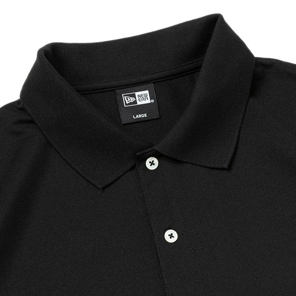 半袖 オーバーサイズド ポロシャツ Panel Polo ブラック/オフホワイト