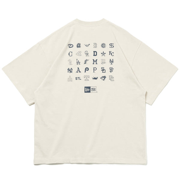 半袖 オーバーサイズド コットン Tシャツ MLB Apparel クーパーズタウン ストーン
