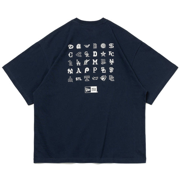 半袖 オーバーサイズド コットン Tシャツ MLB Apparel クーパーズタウン ネイビー