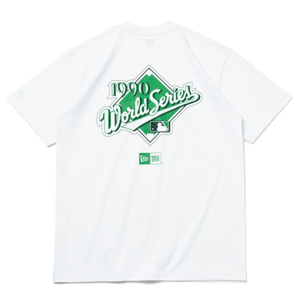 半袖 コットン Tシャツ MLB Apparel World Series オークランド・アスレチックス ホワイト レギュラーフィット