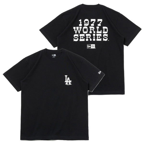 半袖 コットン Tシャツ MLB Apparel World Series ロサンゼルス・ドジャース ブラック レギュラーフィット