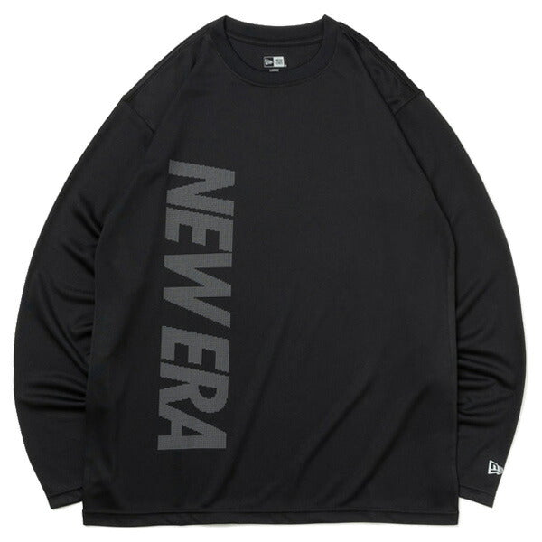 長袖 テック Tシャツ Vertical Dot Logo ブラック
