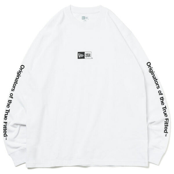 長袖 コットン Tシャツ Originators of the True Fitted ホワイト レギュラーフィット