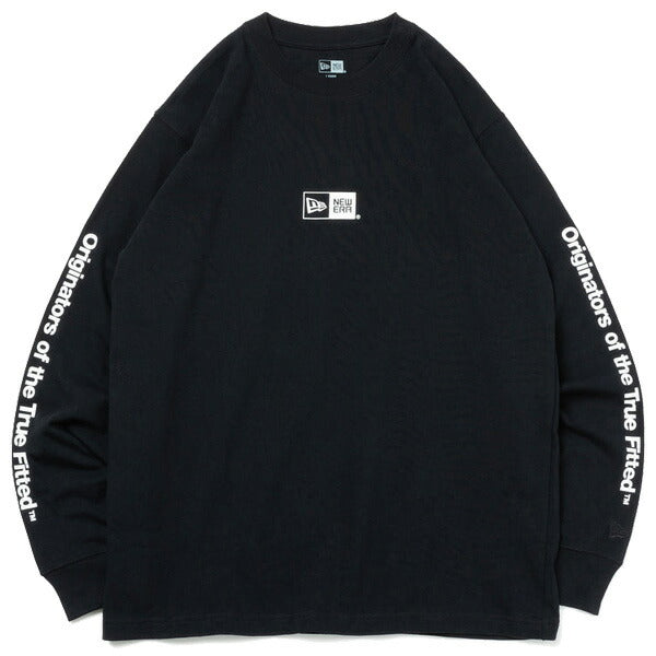 長袖 コットン Tシャツ Originators of the True Fitted ブラック レギュラーフィット