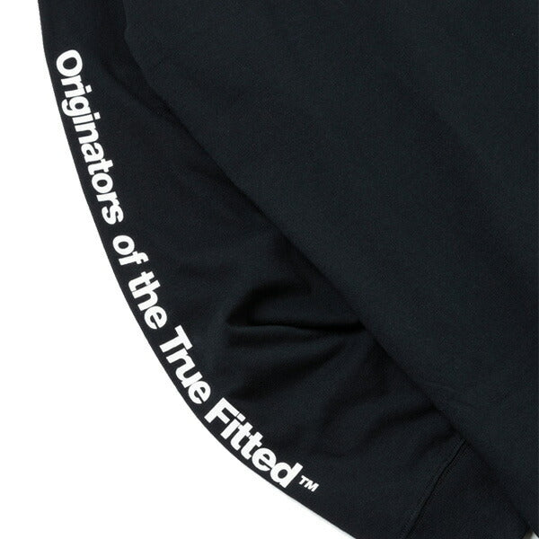 長袖 コットン Tシャツ Originators of the True Fitted ブラック レギュラーフィット