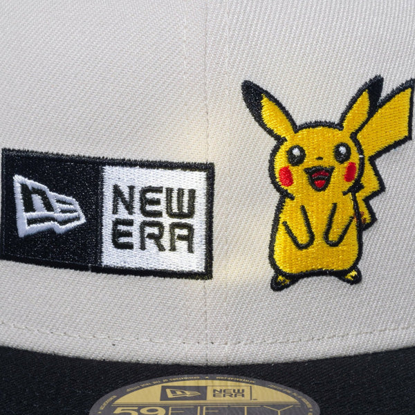 59FIFTY Pokémon ポケモン ピカチュウ ボックスロゴ ストーン ブラックバイザー