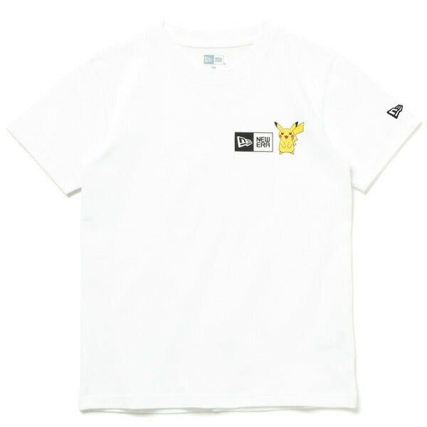 Youth 半袖 コットン Tシャツ Pokémon ポケモン ピカチュウ イーブイフレンズ ホワイト