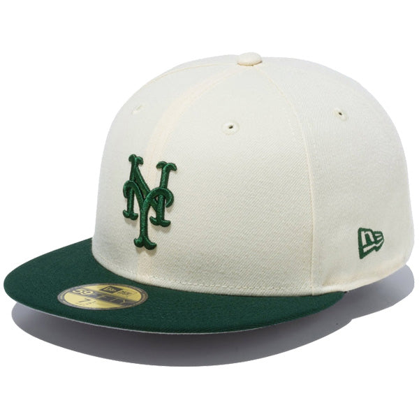 59FIFTY Powered by GORO (min-nano)ニューヨーク メッツ ワインコルク ダークグリーンバイザー