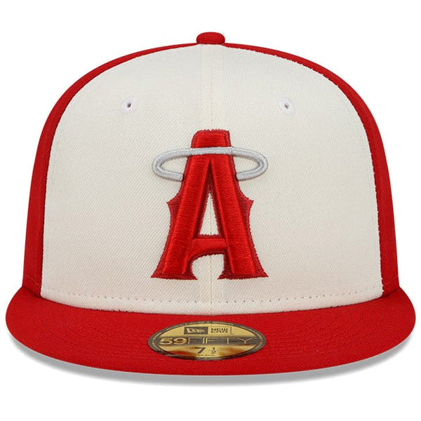 59FIFTY オンフィールド 2024 MLB City Connect ロサンゼルス・エンゼルス クロームホワイト / レッド