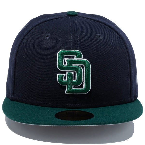 59FIFTY Vintage Color サンディエゴ・パドレス ネイビー / ダークグリーン