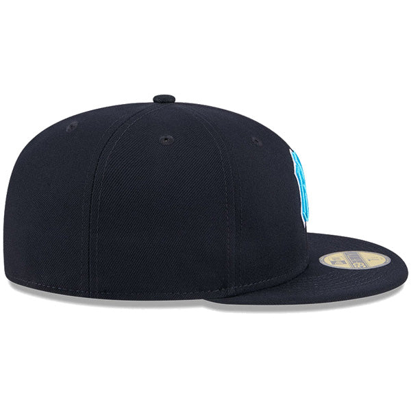 59FIFTY オンフィールド 2024 MLB Father's Day ニューヨーク・ヤンキース ネイビー ライトブルーアンダーバイザー