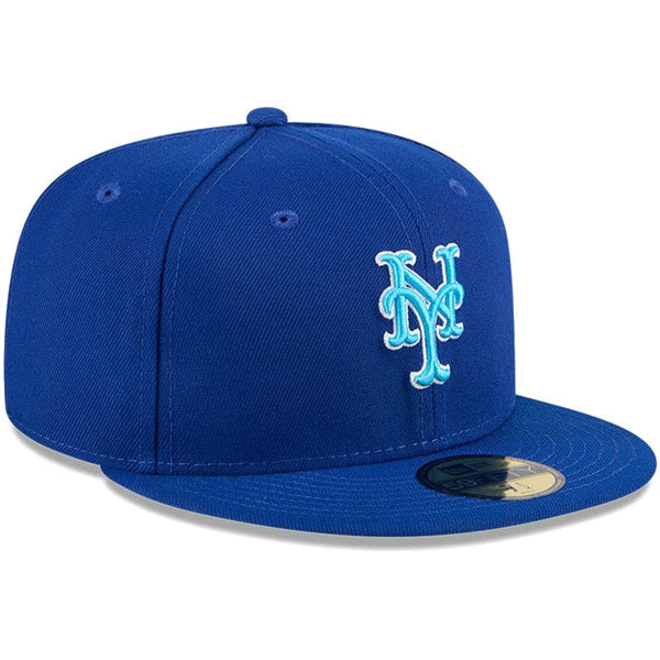 59FIFTY オンフィールド 2024 MLB Father's Day ニューヨーク・メッツ ブルー ライトブルーアンダーバイザー