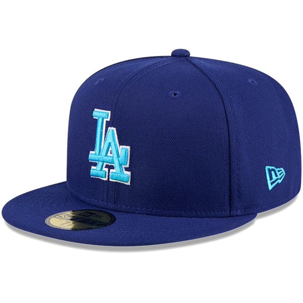59FIFTY オンフィールド 2024 MLB Father's Day ロサンゼルス・ドジャース ブルー ライトブルーアンダーバイザー