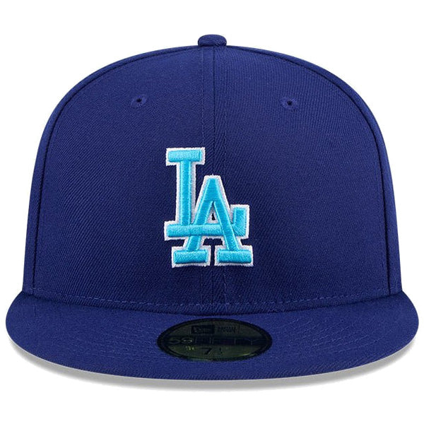 59FIFTY オンフィールド 2024 MLB Father's Day ロサンゼルス・ドジャース ブルー ライトブルーアンダーバイザー