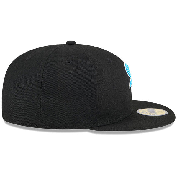 59FIFTY オンフィールド 2024 MLB Father's Day シカゴ・ホワイトソックス ブラック ライトブルーアンダーバイザー