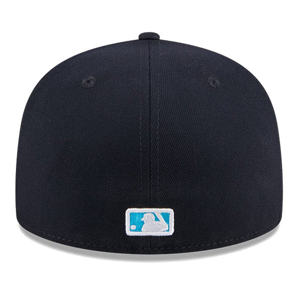 59FIFTY オンフィールド 2024 MLB Father's Day ボストン・レッドソックス ネイビー ライトブルーアンダーバイザー