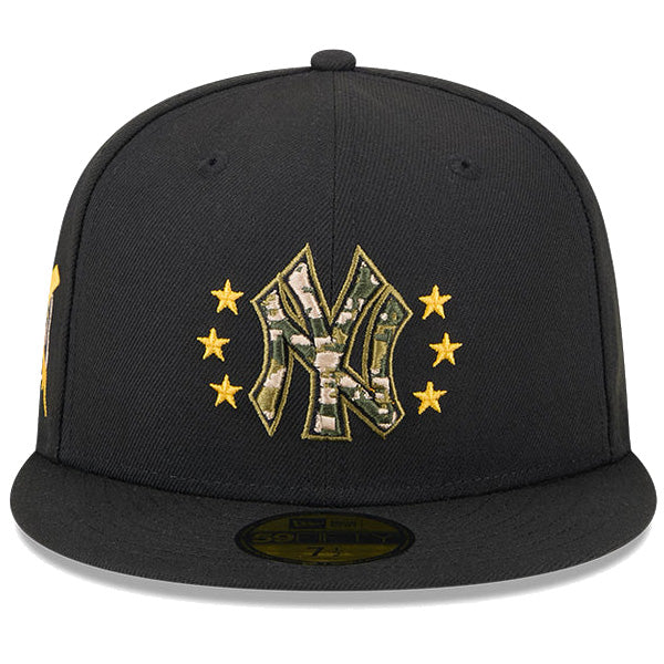 59FIFTY オンフィールド MLB 2024 Armed Forces Day アームド・フォーシズ・デー ニューヨーク・ヤンキース ブラック