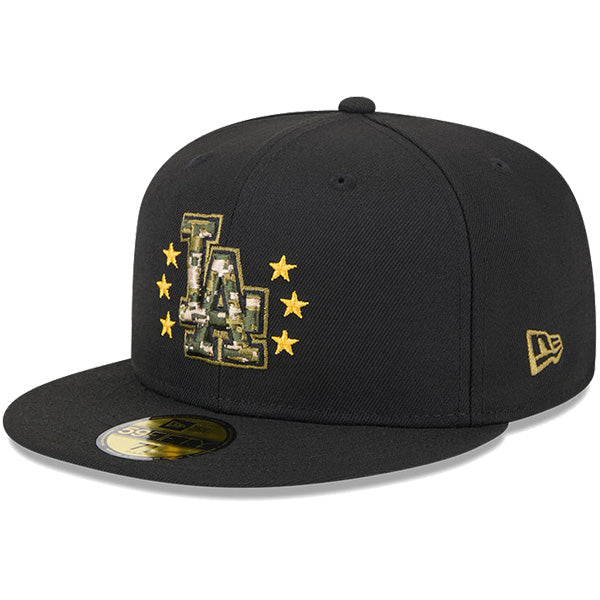 59FIFTY オンフィールド MLB 2024 Armed Forces Day アームド・フォーシズ・デー ロサンゼルス・ドジャース ブラック