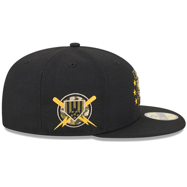 59FIFTY オンフィールド MLB 2024 Armed Forces Day アームド・フォーシズ・デー ロサンゼルス・ドジャース ブラック