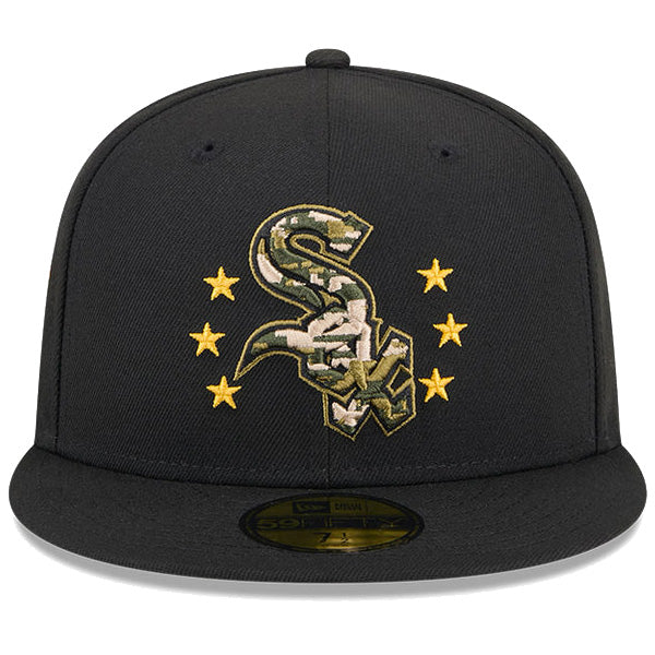 59FIFTY オンフィールド MLB 2024 Armed Forces Day アームド・フォーシズ・デー シカゴ・ホワイトソックス ブラック