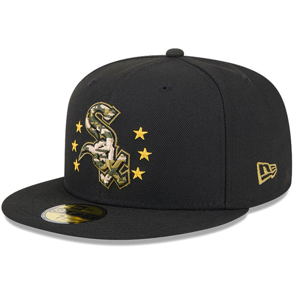 59FIFTY オンフィールド MLB 2024 Armed Forces Day アームド・フォーシズ・デー シカゴ・ホワイトソックス ブラック
