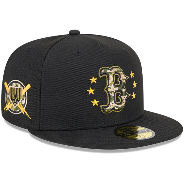 59FIFTY オンフィールド MLB 2024 Armed Forces Day アームド・フォーシズ・デー ボストン・レッドソックス ブラック