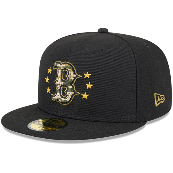 59FIFTY オンフィールド MLB 2024 Armed Forces Day アームド・フォーシズ・デー ボストン・レッドソックス ブラック
