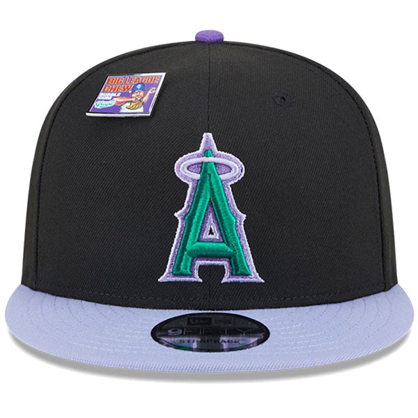 9FIFTY MLB BIG LEAGUE CHEW ロサンゼルス・エンゼルス ブラック パープルバイザー