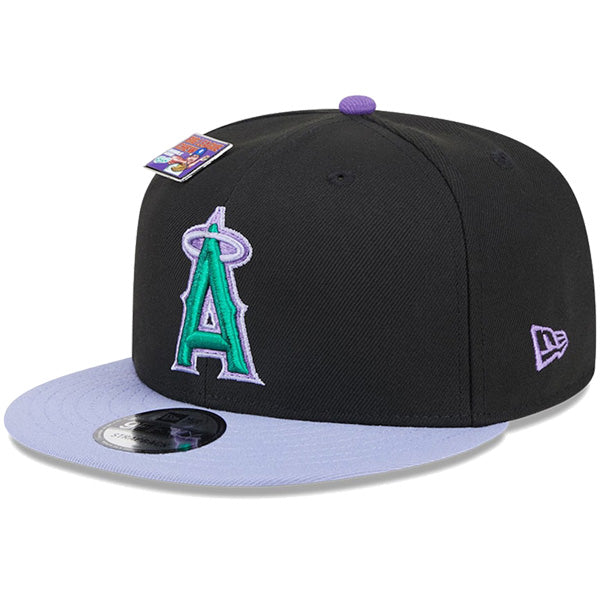 9FIFTY MLB BIG LEAGUE CHEW ロサンゼルス・エンゼルス ブラック パープルバイザー