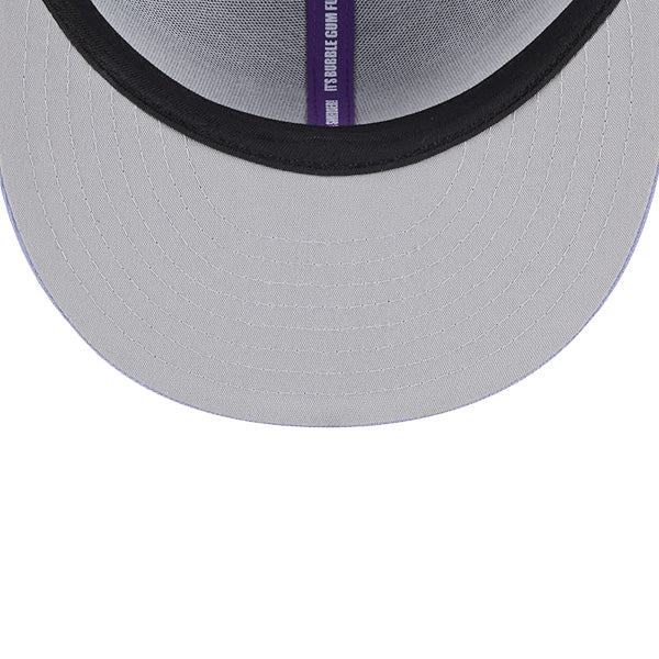 9FIFTY MLB BIG LEAGUE CHEW ロサンゼルス・エンゼルス ブラック パープルバイザー
