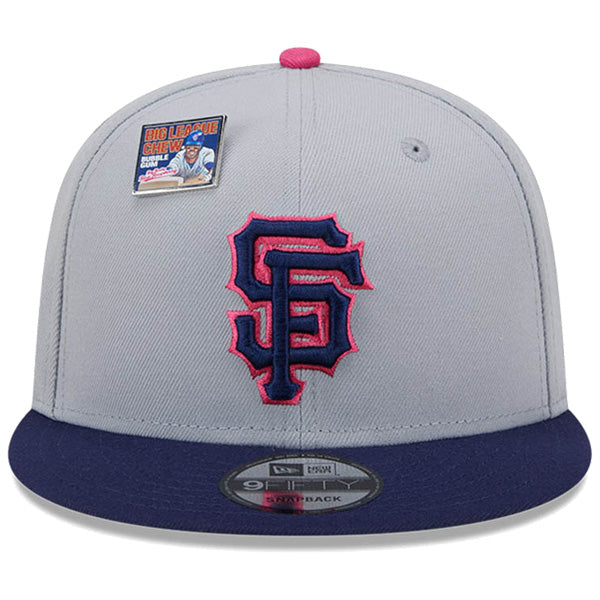 9FIFTY MLB BIG LEAGUE CHEW サンフランシスコ・ジャイアンツ グレー ネイビーバイザー