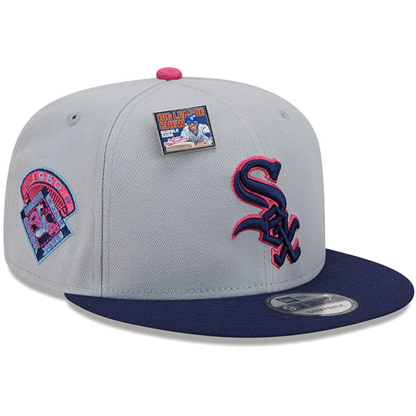 9FIFTY MLB BIG LEAGUE CHEW シカゴ・ホワイトソックス グレー ネイビーバイザー