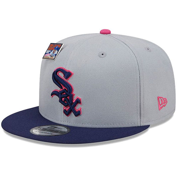 9FIFTY MLB BIG LEAGUE CHEW シカゴ・ホワイトソックス グレー ネイビーバイザー