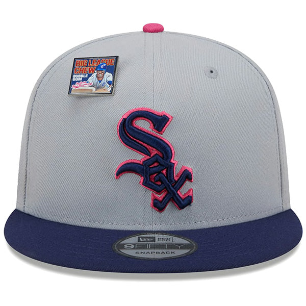 9FIFTY MLB BIG LEAGUE CHEW シカゴ・ホワイトソックス グレー ネイビーバイザー